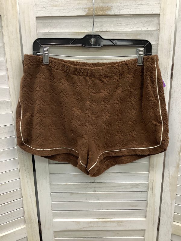 Brown Shorts Designer Tory Burch, Size L Discount