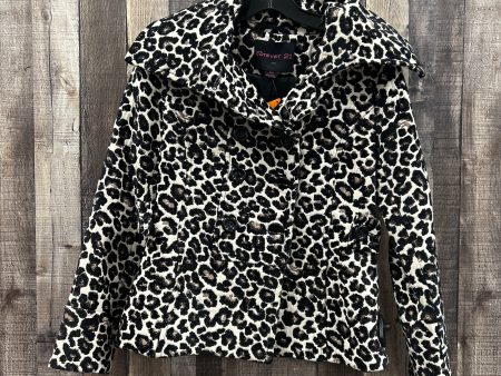 Animal Print Coat Peacoat Forever 21, Size M Fashion