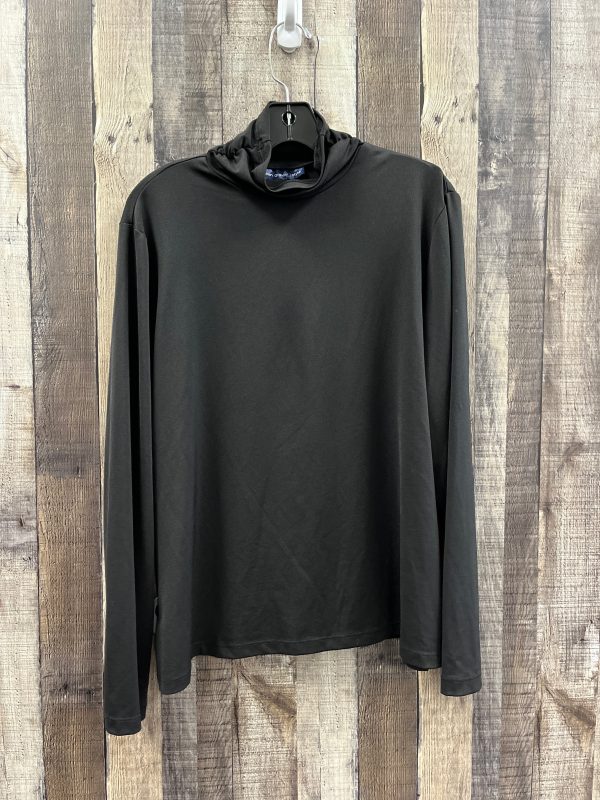 Top Long Sleeve By Susan Graver In Black, Size: Xl Online Sale