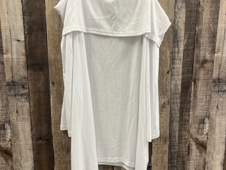 Tunic Long Sleeve By Cmf In White, Size: 2x Online Hot Sale