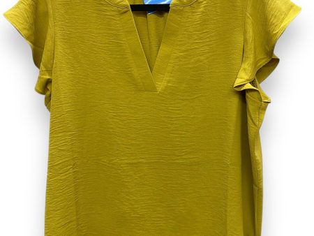 Top Sleeveless By Adrianna Papell In Yellow, Size: L Online