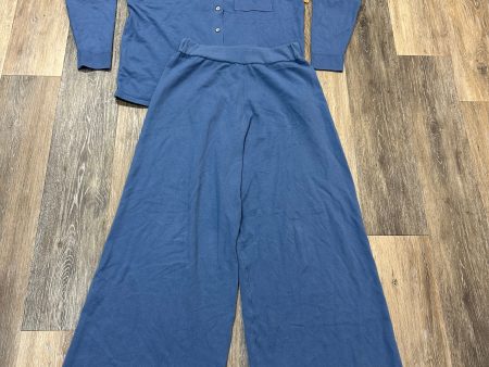 Lounge Set Pants By Callahan In Blue, Size: S Cheap