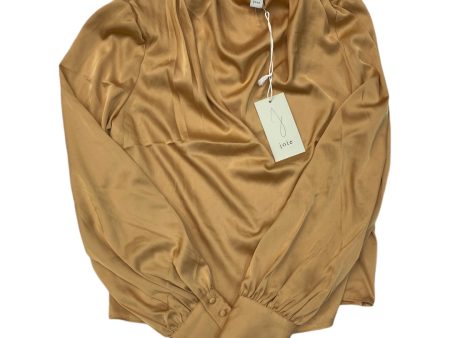 Top Long Sleeve By Joie In Gold, Size: S Cheap