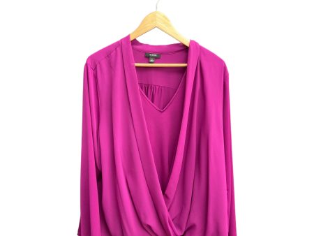 Top Long Sleeve By Alfani In Purple, Size: 4x Online now