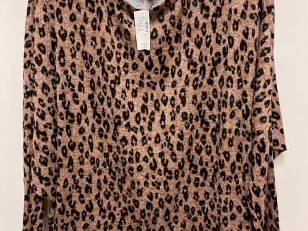 Top Long Sleeve By Maurices In Animal Print, Size: S Discount