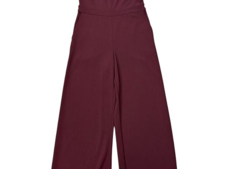 Jumpsuit By Express In Maroon, Size: 4 Online Sale