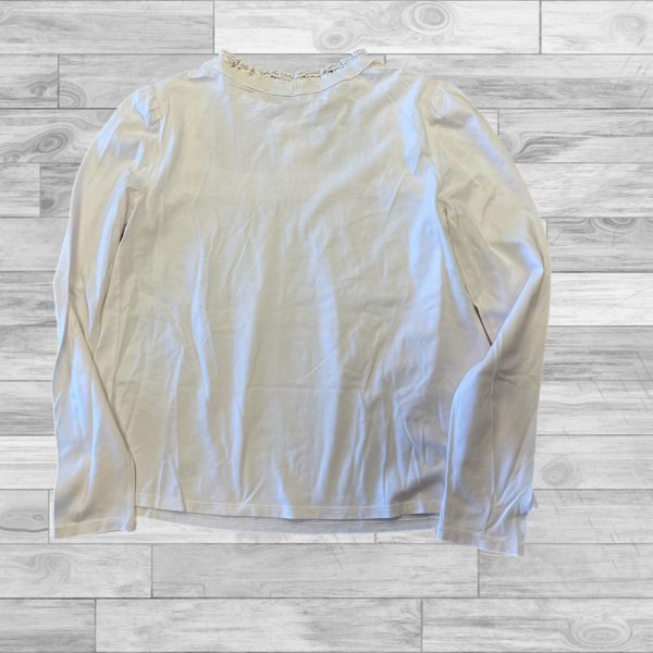 Top Long Sleeve By Loft In White, Size: S Supply