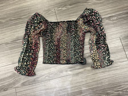 Top Long Sleeve By Lulus In Floral Print, Size: M on Sale