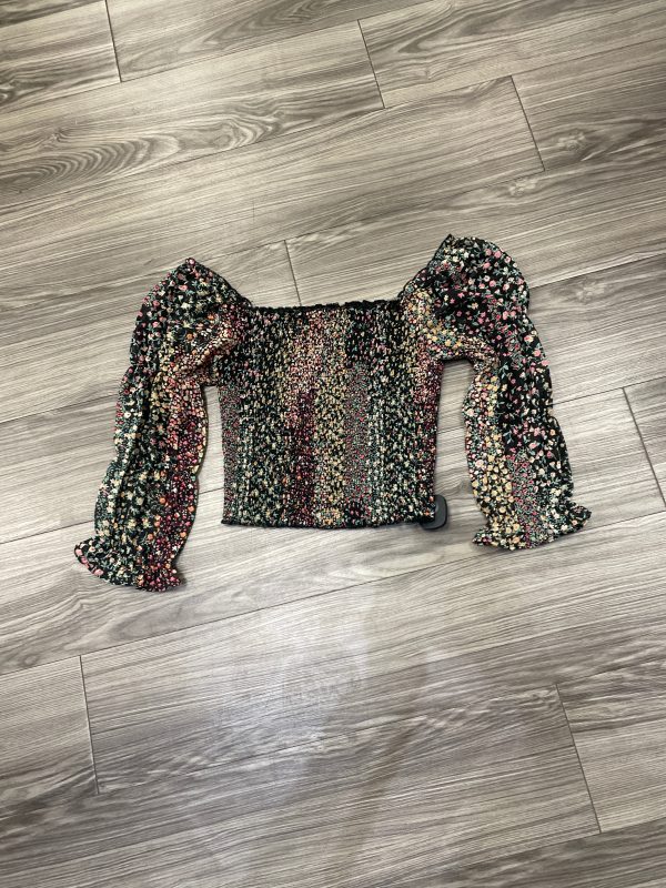 Top Long Sleeve By Lulus In Floral Print, Size: M on Sale