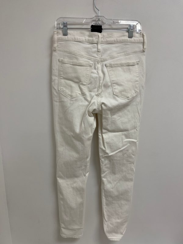 Jeans Skinny By J. Crew In White, Size: 8 Cheap