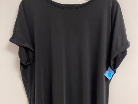 Top Short Sleeve By Simply Vera In Black, Size: L For Cheap