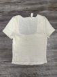 Top Short Sleeve By Madewell In Cream, Size: S For Cheap