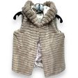 Faux Fur Hooded Vest By Rachel Zoe In Taupe, Size: S Online now