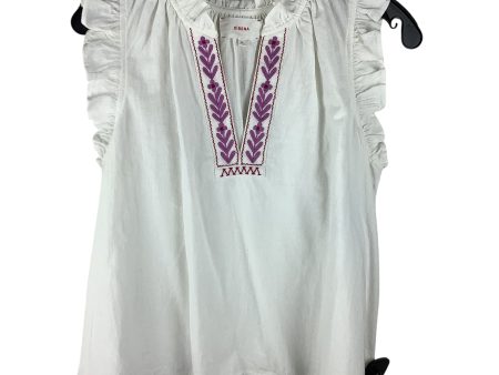 Top Short Sleeve By Cmc In White, Size: Xs Discount