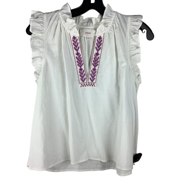 Top Short Sleeve By Cmc In White, Size: Xs Discount