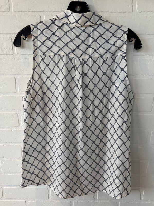 Top Sleeveless By Banana Republic In Black & White, Size: S Discount