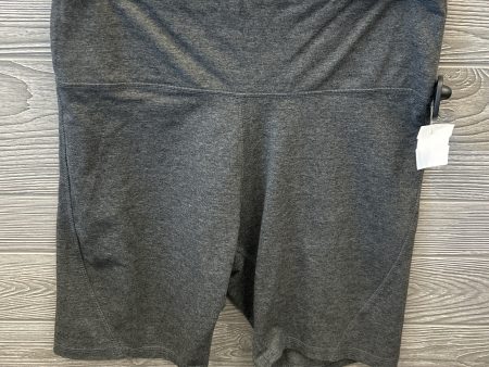 Athletic Shorts By Adrienne Vittadini In Grey, Size: Xl Hot on Sale