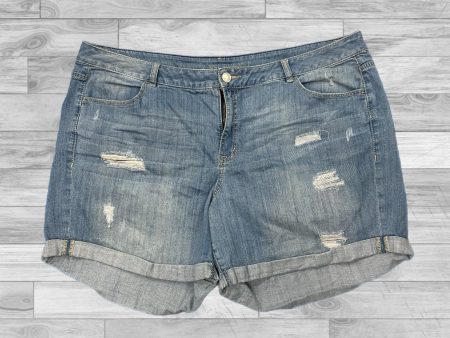 Shorts By Lane Bryant In Blue Denim, Size: 22 Online Sale