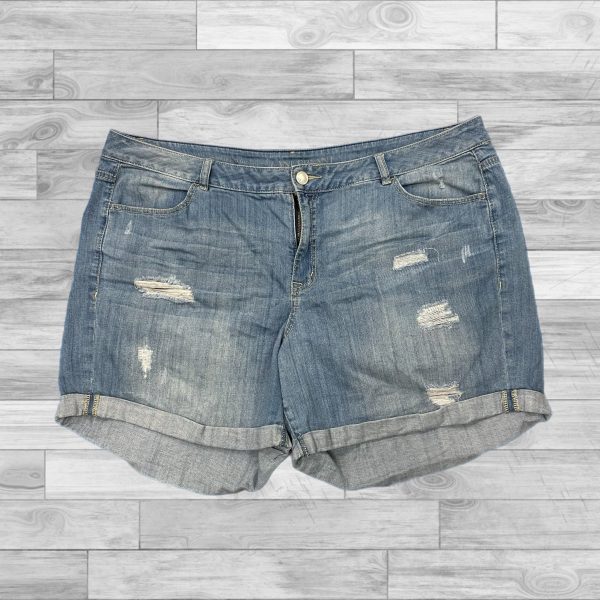 Shorts By Lane Bryant In Blue Denim, Size: 22 Online Sale