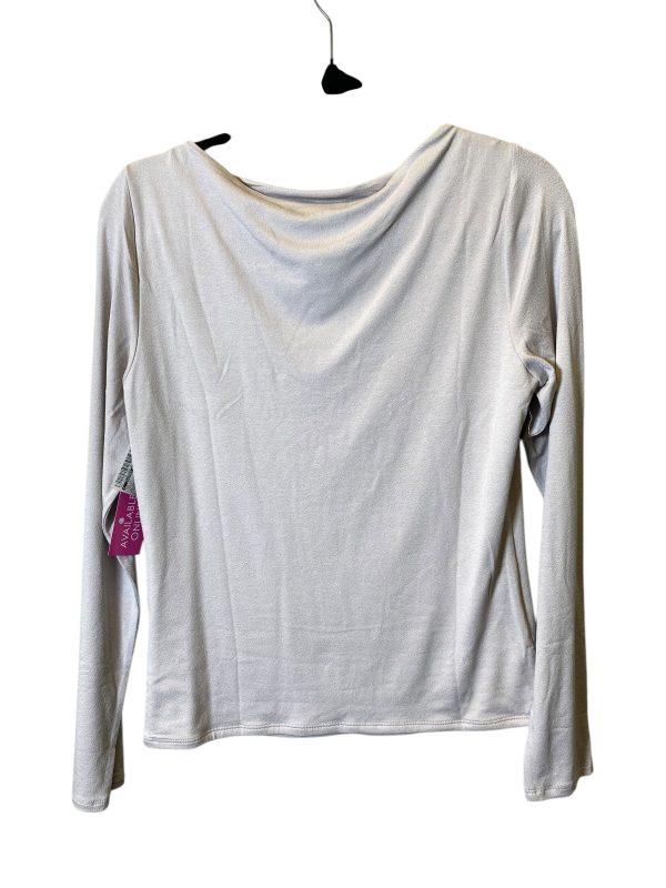 Top Long Sleeve By Clothes Mentor In Ivory, Size: L For Discount