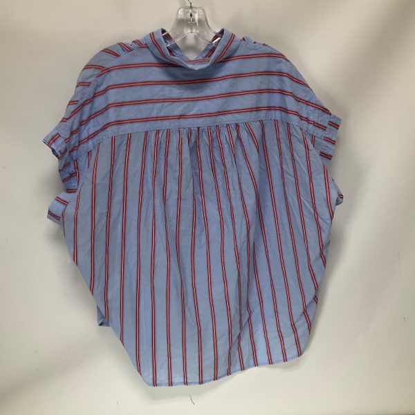 Top Short Sleeve By Madewell In Striped Pattern, Size: Xl For Cheap