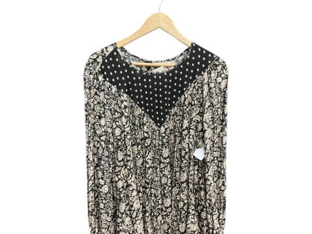 Top Long Sleeve By Knox Rose In Black, Size: Xxl Sale