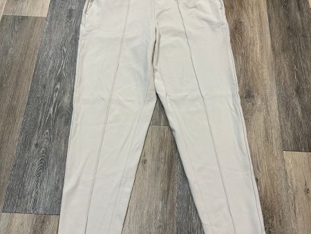 Athletic Pants By Athleta In Cream, Size: M Tall Hot on Sale