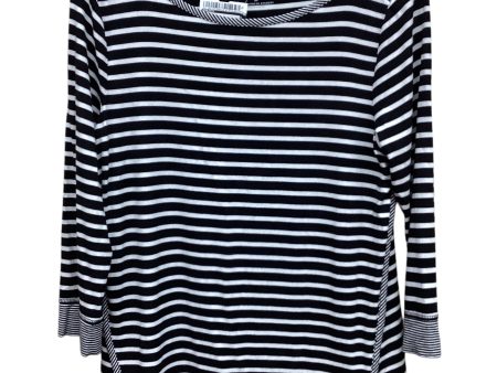 Top Long Sleeve By Talbots In Striped Pattern, Size: Sp Cheap