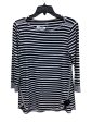 Top Long Sleeve By Talbots In Striped Pattern, Size: Sp Cheap