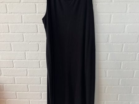 Dress Casual Midi By Eileen Fisher In Black, Size: Xl Cheap