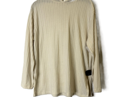 Top Long Sleeve By H&m In Cream, Size: S Online Hot Sale