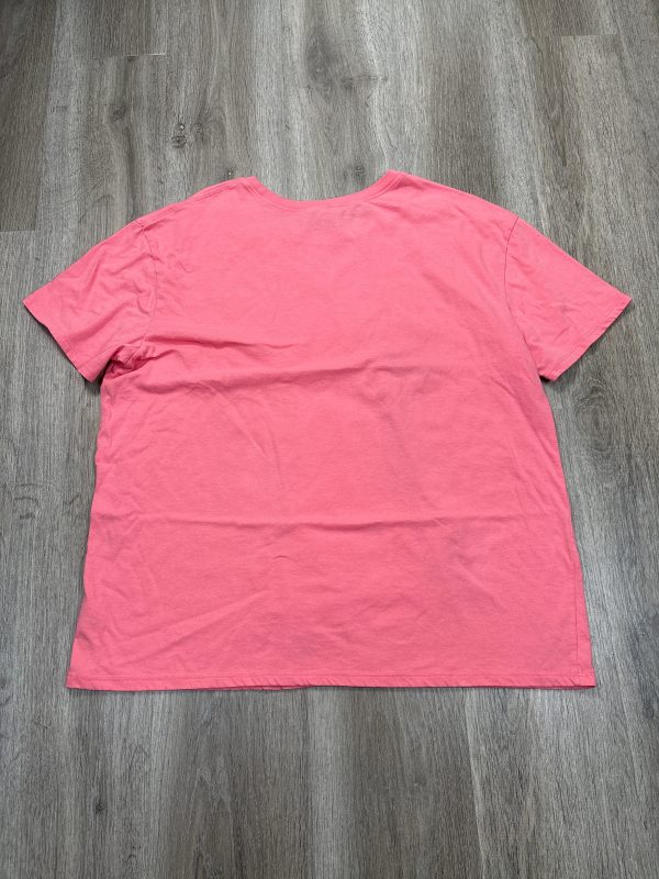 Top Short Sleeve By Time And Tru In Pink, Size: Xl Online