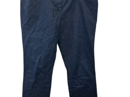 Jeans Designer By Escada In Blue Denim, Size: 14 For Cheap