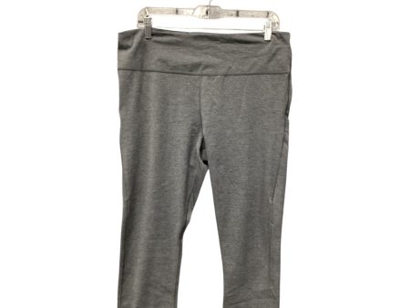 Athletic Capris By Athleta In Grey, Size: Xl Discount