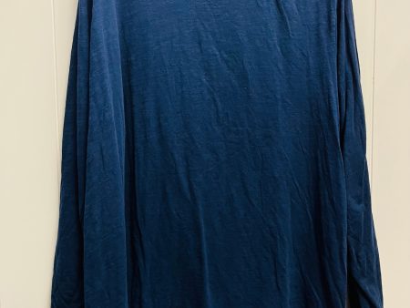 Top Long Sleeve Basic By Sonoma In Navy, Size: 3x Supply