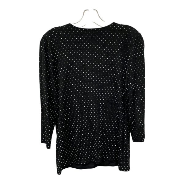 Top Ls Basic By Chicos In Black & White, Size:Xs Sale