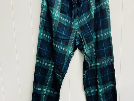 Pajama Pants By Old Navy In Blue & Green, Size: L Sale