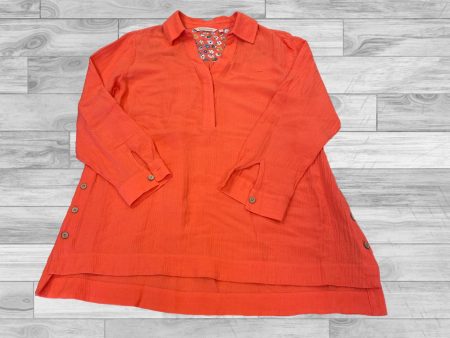 Top Long Sleeve By Soft Surroundings In Orange, Size: M Online