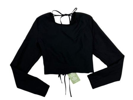 Top Long Sleeve By H&m In Black, Size: L Cheap