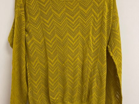 Top Long Sleeve By Loft In Yellow, Size: L For Sale