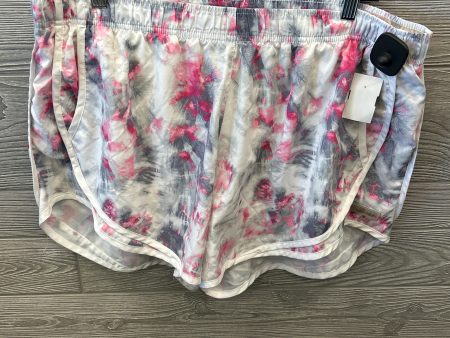 Athletic Shorts By Calvin Klein In Pink & White, Size: Xl Online Sale