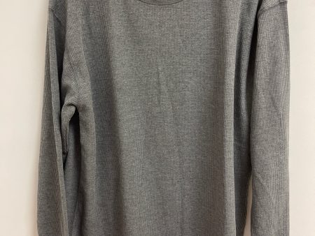 Top Long Sleeve By Time And Tru In Grey, Size: Xl Discount