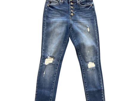 Jeans Skinny By Kancan In Blue Denim, Size: 4 Online Sale