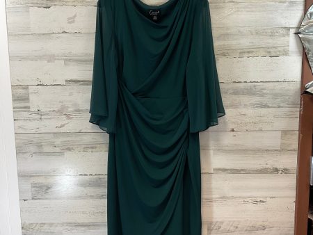 Dress Party Midi By Connected Apparel In Green, Size: L For Discount