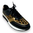 Andi Mixed-Media Trainers By Michael By Michael Kors In Animal Print, Size: 7 Online Sale