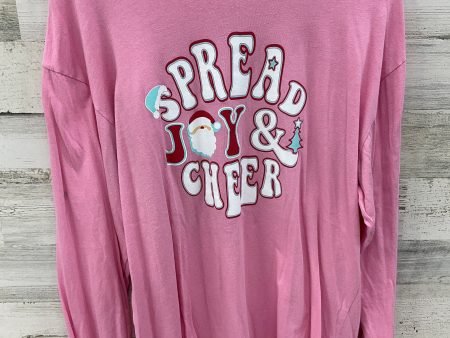 Top Long Sleeve By Clothes Mentor In Pink, Size: Xl For Discount