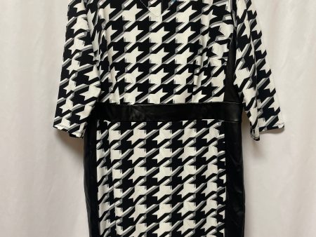 Dress Casual Maxi By Ashley Stewart In Black & White, Size: 1x Cheap