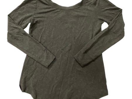 Top Long Sleeve By Cabi In Grey, Size: Xs Supply