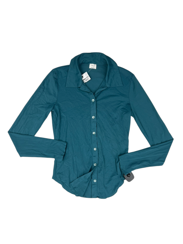 Top Long Sleeve By Wilfred In Teal, Size: S For Discount