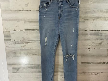 Jeans Skinny By Reformation In Blue Denim, Size: 6 For Cheap